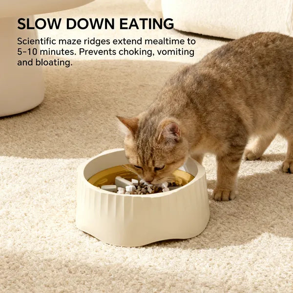 2-in-1 Switchable Slow Feeder Cat Bowl – view 2