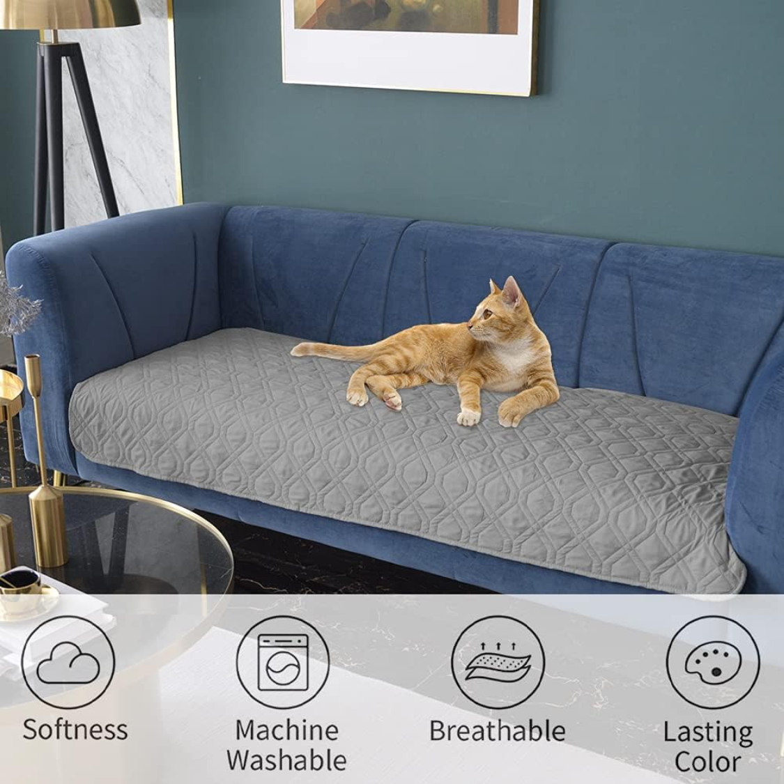 Waterproof Reversible Pet Blanket & Furniture Cover – view 3