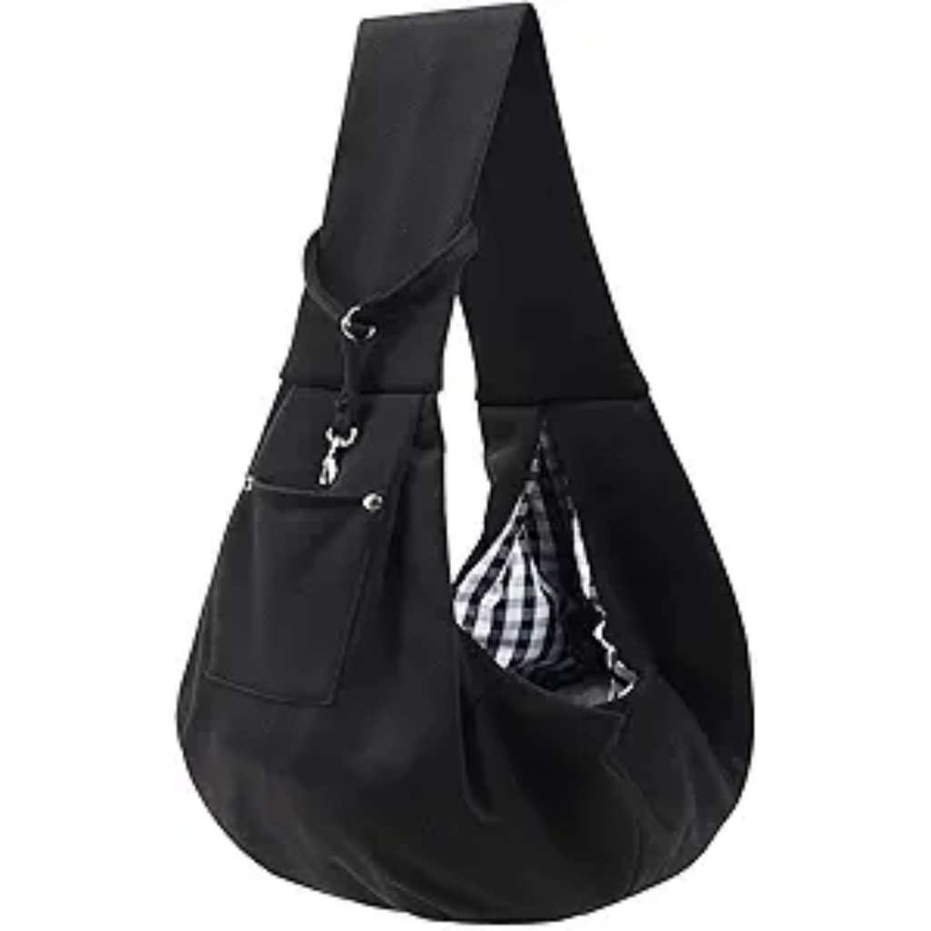 Hands-Free Pet Sling Carrier with Safety Strap – Happy Tails Co.