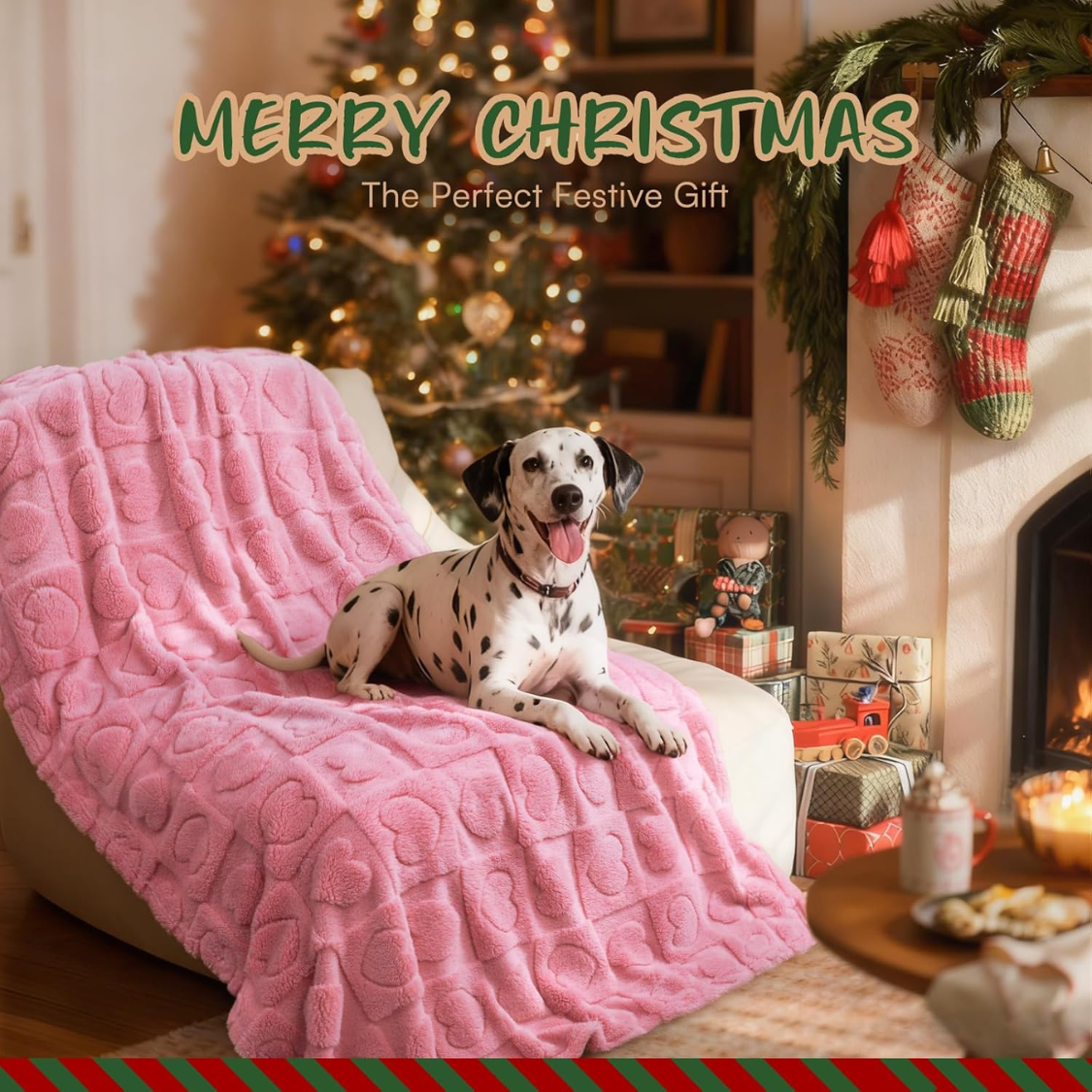 Calming Fluffy Fleece Pet Bed Cover Blanket – view 2