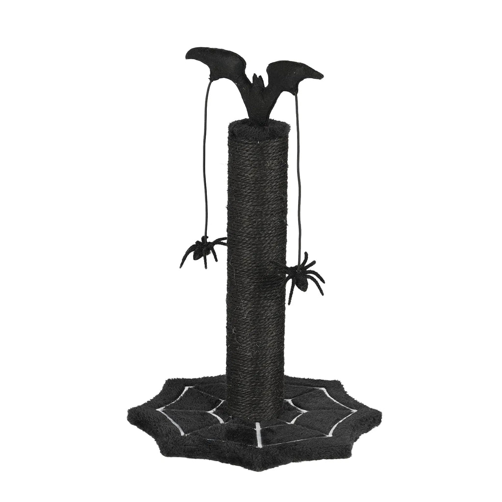 Gothic Cat Scratching Post with Spider Toys – Happy Tails Co.