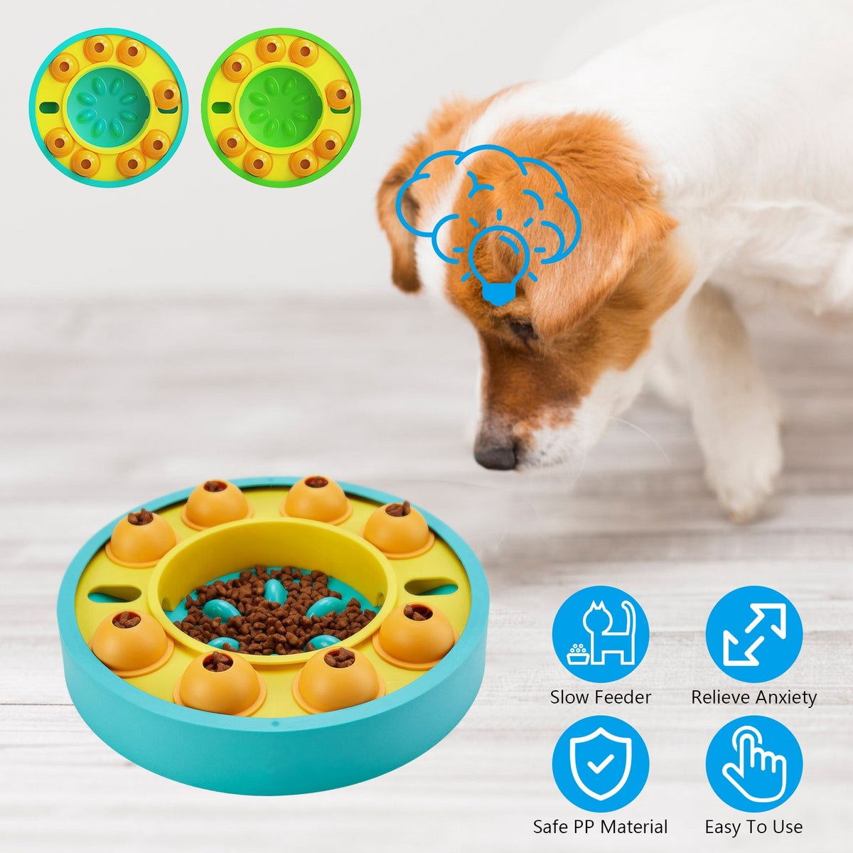 Rotating Wheel Treat Puzzle for Dogs – Happy Tails Co.
