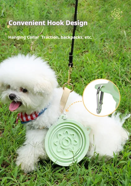 3-in-1 Collapsible Travel Bowl with Suction Cups – view 2