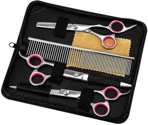 4-Piece Stainless Steel Pet Grooming Scissors Set – view 3