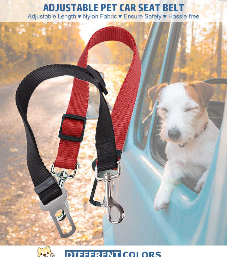 Durable Nylon Car Seat Belt for Dogs & Cats – view 2