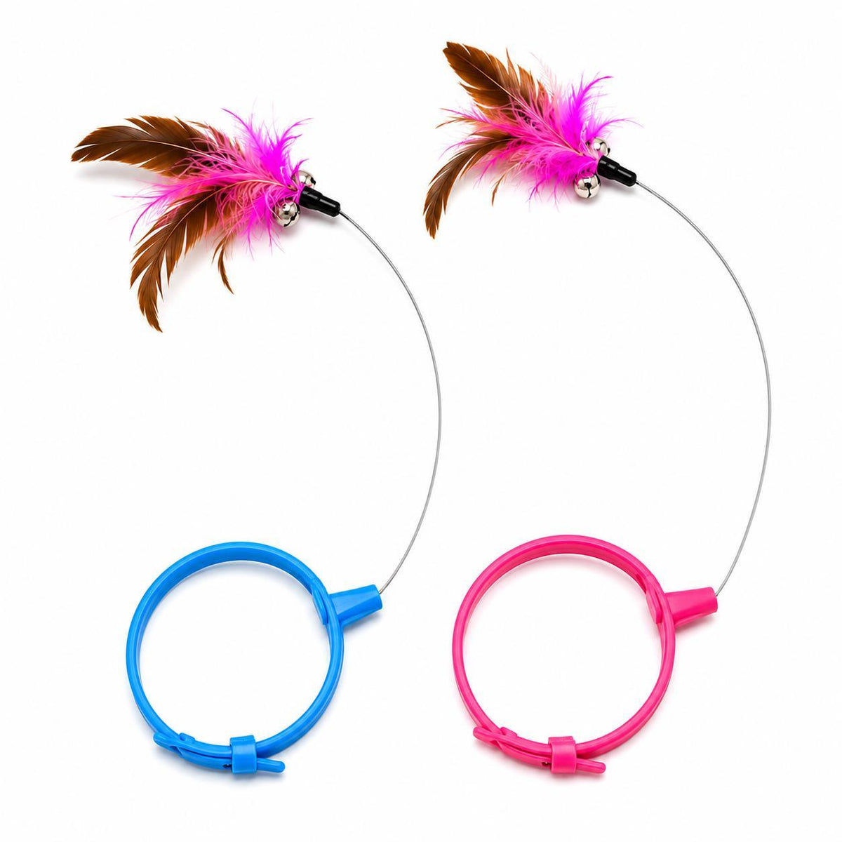 Wearable Feather Collar Teaser Toy for Cats – view 2