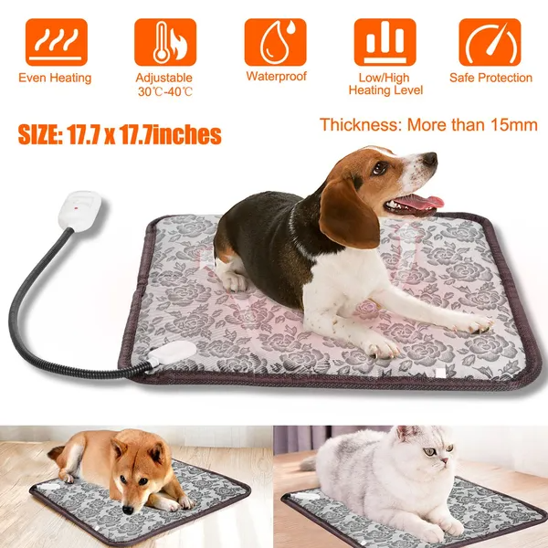 Waterproof Pet Heating Pad with Adjustable Temperature – view 2