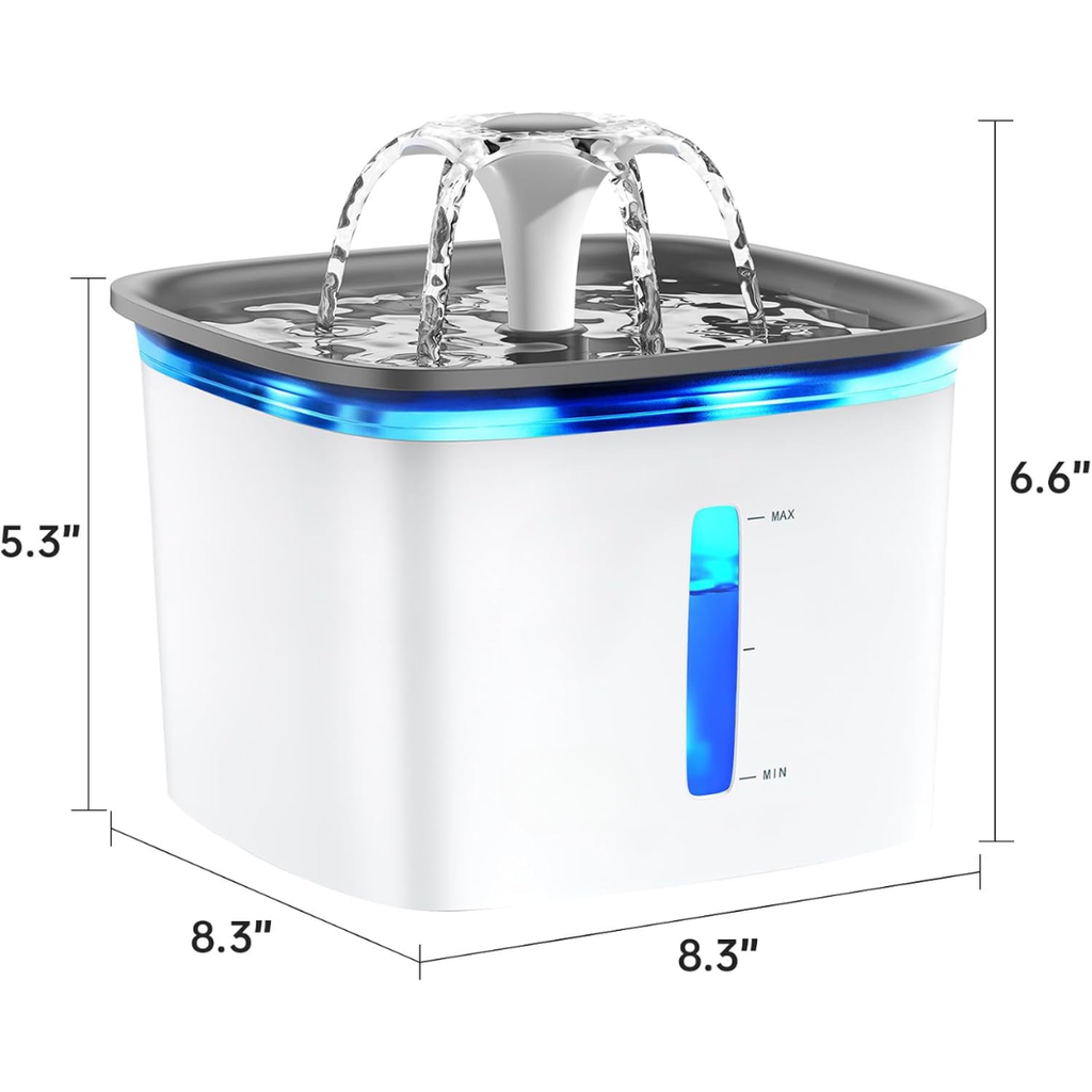 95oz Automatic Cat Water Fountain with Filters – view 2