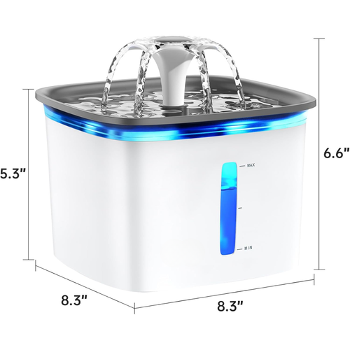 95oz Automatic Cat Water Fountain with Filters – view 2