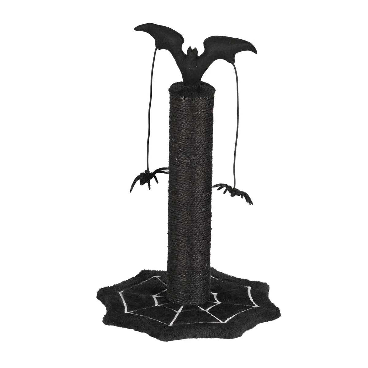 Gothic Cat Scratching Post with Spider Toys – view 3